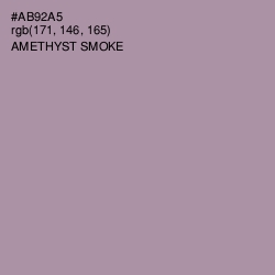 #AB92A5 - Amethyst Smoke Color Image