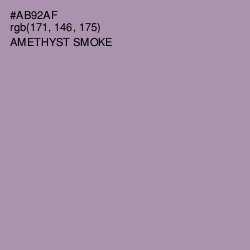 #AB92AF - Amethyst Smoke Color Image