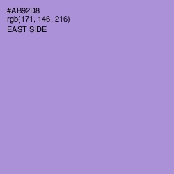 #AB92D8 - East Side Color Image
