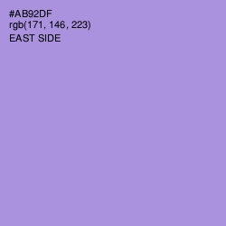 #AB92DF - East Side Color Image