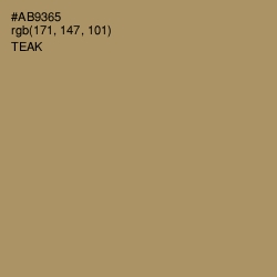#AB9365 - Teak Color Image
