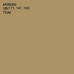 #AB9366 - Teak Color Image