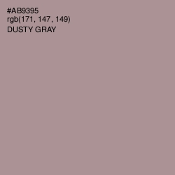 #AB9395 - Dusty Gray Color Image