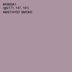 #AB93A1 - Amethyst Smoke Color Image
