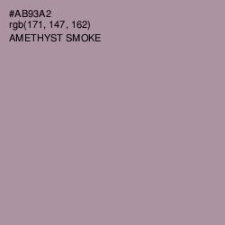 #AB93A2 - Amethyst Smoke Color Image