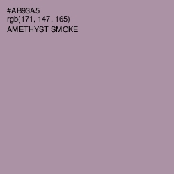 #AB93A5 - Amethyst Smoke Color Image