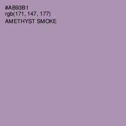 #AB93B1 - Amethyst Smoke Color Image