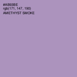 #AB93BE - Amethyst Smoke Color Image