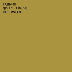 #AB9440 - Driftwood Color Image