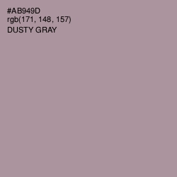 #AB949D - Dusty Gray Color Image