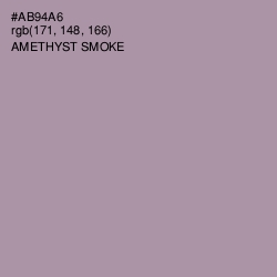 #AB94A6 - Amethyst Smoke Color Image