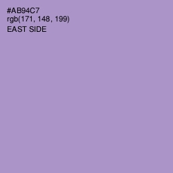 #AB94C7 - East Side Color Image