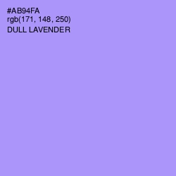 #AB94FA - Dull Lavender Color Image