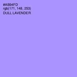 #AB94FD - Dull Lavender Color Image