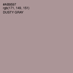 #AB9597 - Dusty Gray Color Image