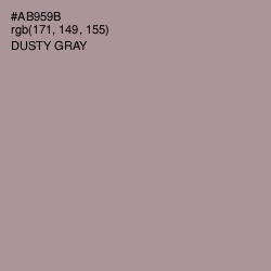 #AB959B - Dusty Gray Color Image