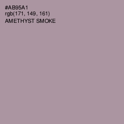 #AB95A1 - Amethyst Smoke Color Image