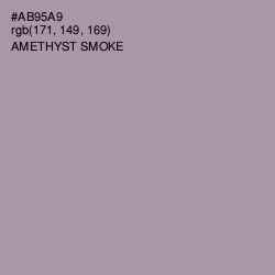 #AB95A9 - Amethyst Smoke Color Image
