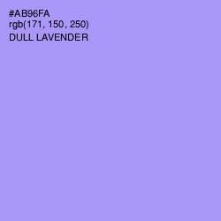#AB96FA - Dull Lavender Color Image