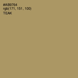 #AB9764 - Teak Color Image