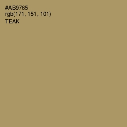 #AB9765 - Teak Color Image