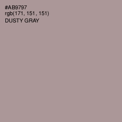 #AB9797 - Dusty Gray Color Image