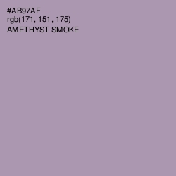 #AB97AF - Amethyst Smoke Color Image
