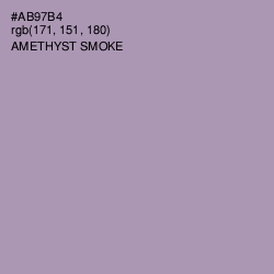 #AB97B4 - Amethyst Smoke Color Image