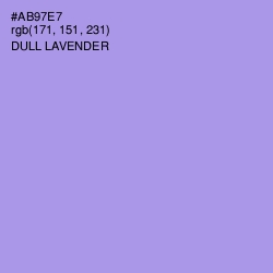 #AB97E7 - Dull Lavender Color Image