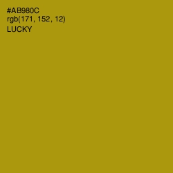 #AB980C - Lucky Color Image