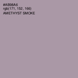 #AB98A6 - Amethyst Smoke Color Image