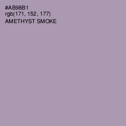 #AB98B1 - Amethyst Smoke Color Image