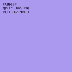 #AB98EF - Dull Lavender Color Image