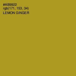 #AB9922 - Lemon Ginger Color Image