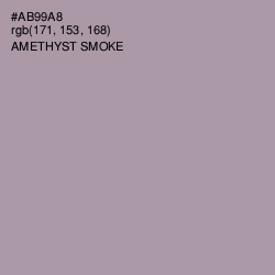 #AB99A8 - Amethyst Smoke Color Image