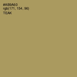 #AB9A60 - Teak Color Image