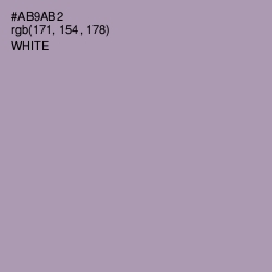 #AB9AB2 - Amethyst Smoke Color Image