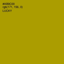 #AB9C00 - Lucky Color Image