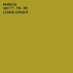 #AB9C26 - Lemon Ginger Color Image