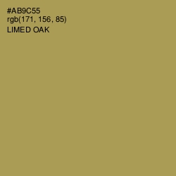 #AB9C55 - Limed Oak Color Image