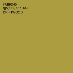 #AB9D40 - Driftwood Color Image