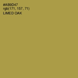 #AB9D47 - Limed Oak Color Image