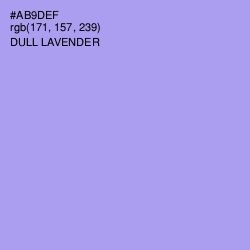 #AB9DEF - Dull Lavender Color Image