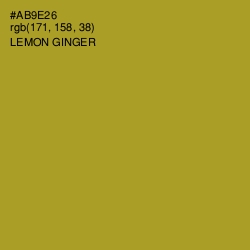 #AB9E26 - Lemon Ginger Color Image