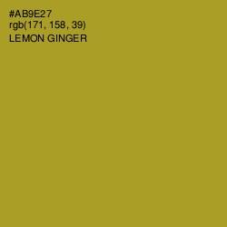 #AB9E27 - Lemon Ginger Color Image