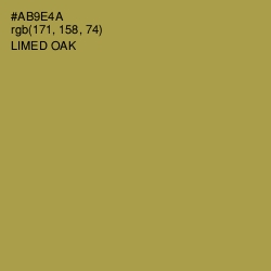 #AB9E4A - Limed Oak Color Image