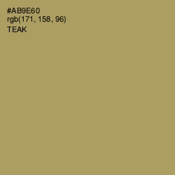 #AB9E60 - Teak Color Image