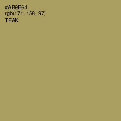 #AB9E61 - Teak Color Image