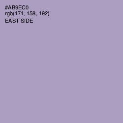 #AB9EC0 - East Side Color Image