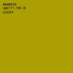 #AB9F03 - Lucky Color Image
